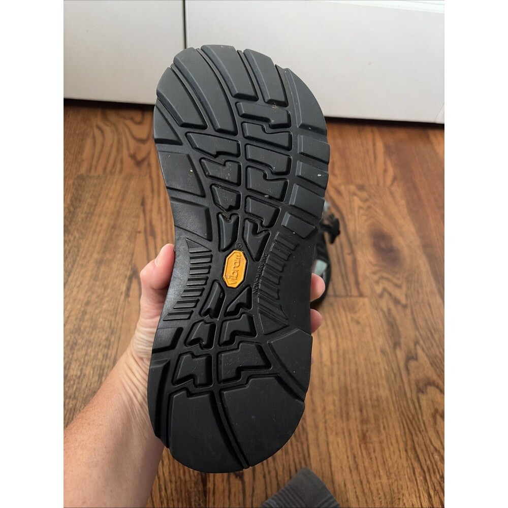 Chaco Sport Hiking Blue/Brown Sandals Strappy Toe Loop Shoe VIBRAM Sole Womens 8 - Picture 6 of 6